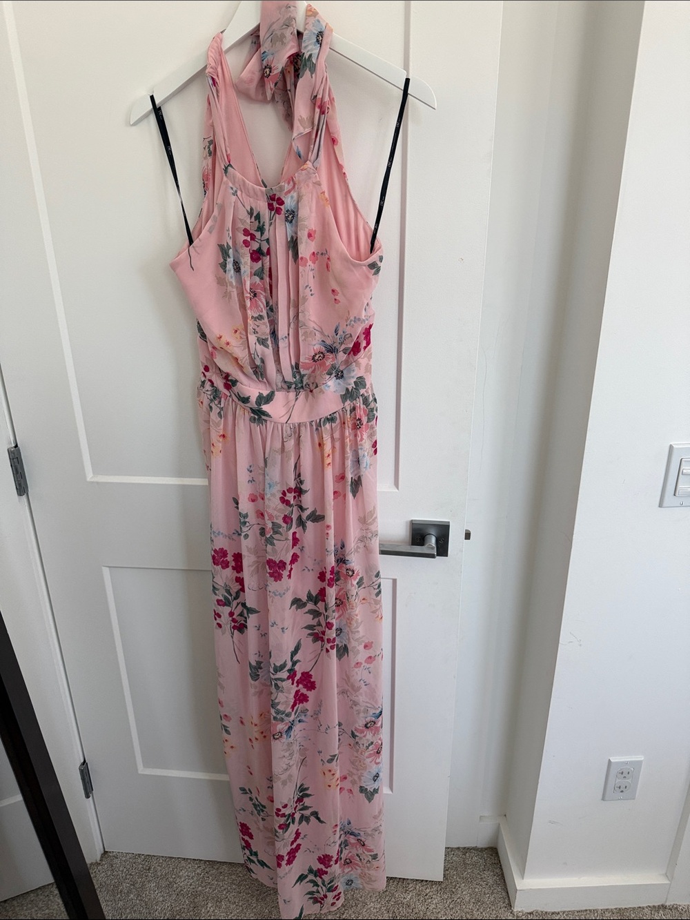 INC International Concepts Pink Floral Maxi Dress